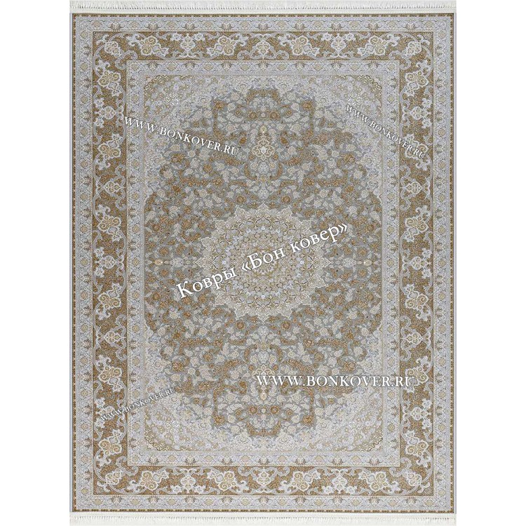 Иранский Ковер Медальон Для Гостиной Дизайн 30234