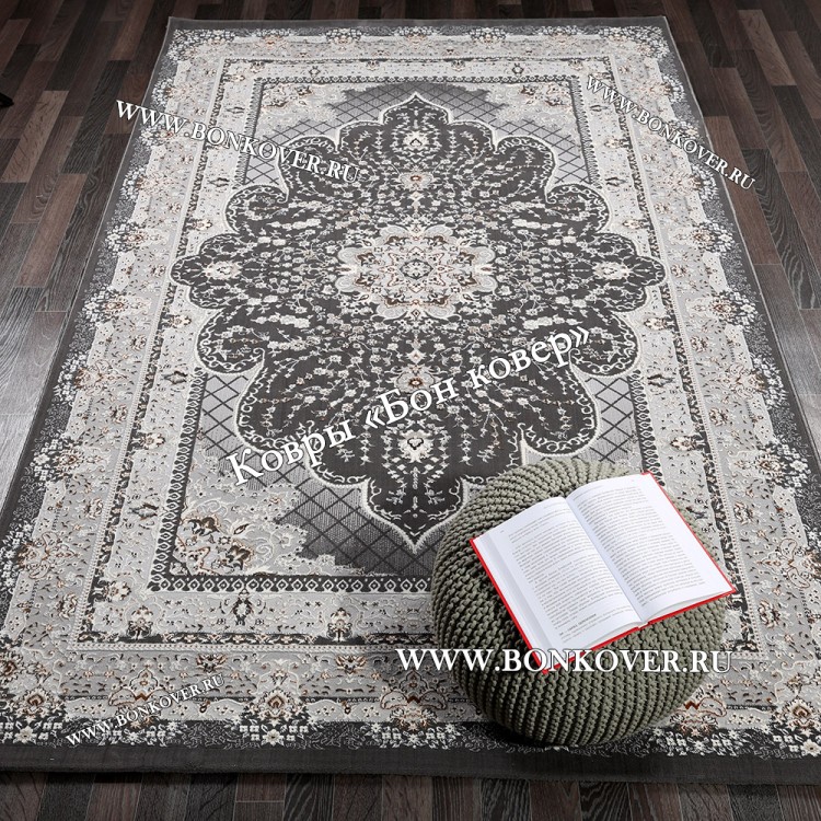 Ковер Для гостиной дизайн 68 Турция Серый