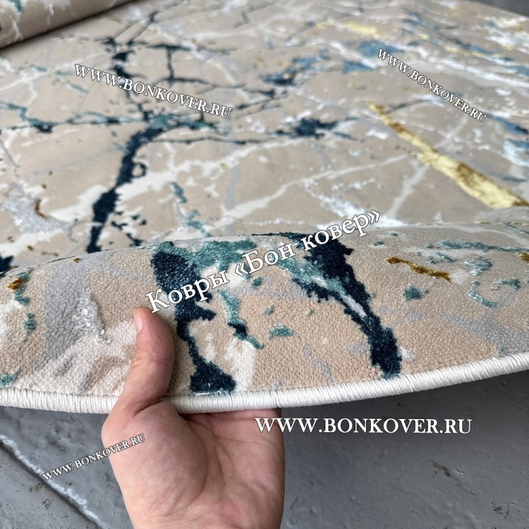 Турецкий Абстрактный Ковер Арт 30315 Овал