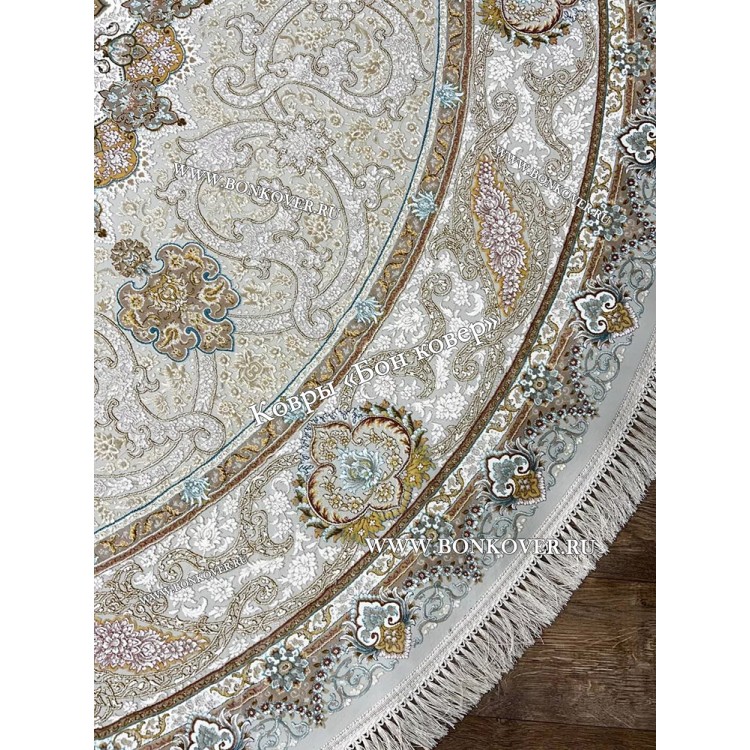 Восточный Ковер Для Гостиной Дизайн 30546 Круг